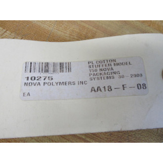 Nova Polymers 10275 PL Cotton Stuffer 150 (Pack of 2) - New No Box