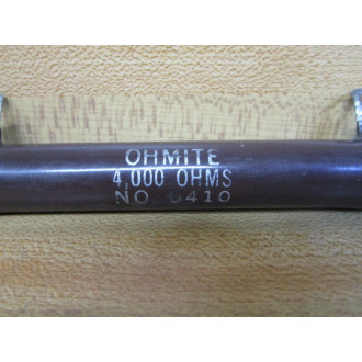 Ohmite 0410 Resistor 4,000 OHMS - Used