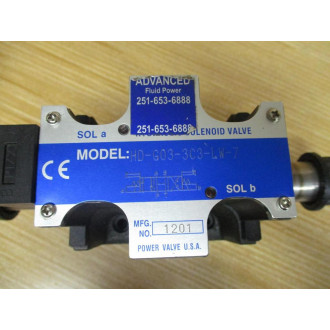 Advanced Fluid Power HD-G03-3C3-LW-7 Solenoid Valve HDG033C3LW7 - New No Box