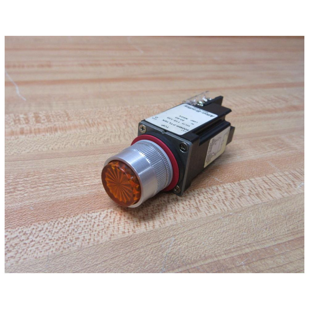Allen Bradley 800MR-PTL16K-A Amber Pilot Light 800MR-PTL16K Allen Bradley 800MR-PTL16K-A Amber Pilot Light 800MR-PTL16K
