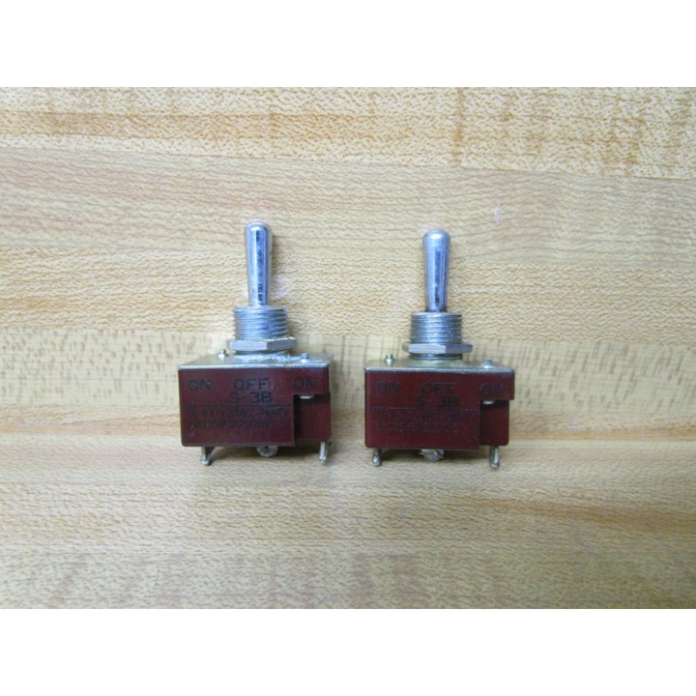 Nihon Kaiheiki 41-12487-2MRY Toggle Switch S-3B (Pack of 2) - Used