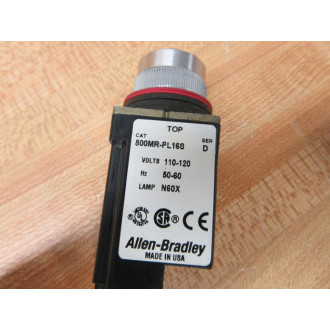 Allen Bradley 800MR-PL16S-R Illum. Pilot Light 800MR-PL16S - New No Box