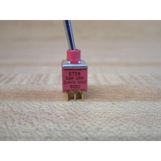 C & K ET28 Toggle Switch 9250 - New No Box