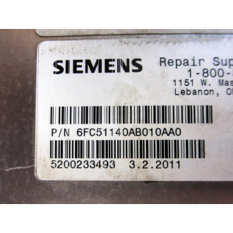 Siemens 6FC51140AB010AA0 Power Supply Q6H8368811 - Used
