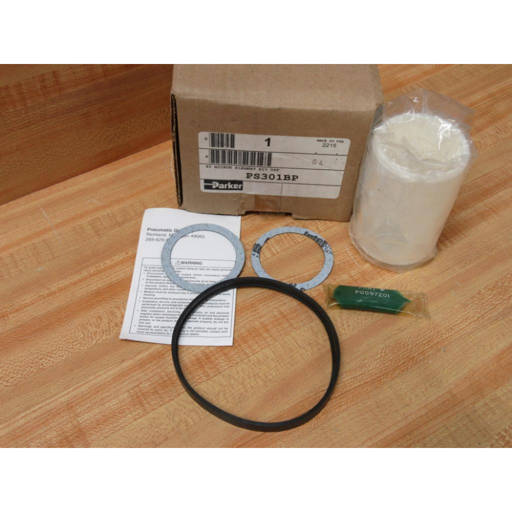 Parker PS301BP Hydraulic Filter Element Kit wGaskets