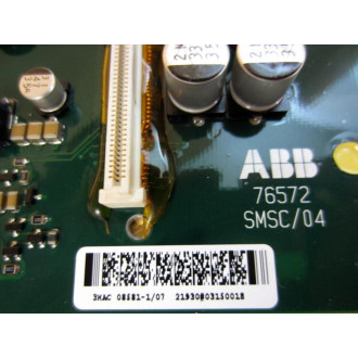 ABB 3HAC08581-1 Robot Serial Meas. Board 76572 SMSC04 3HAC08581-107 - Used