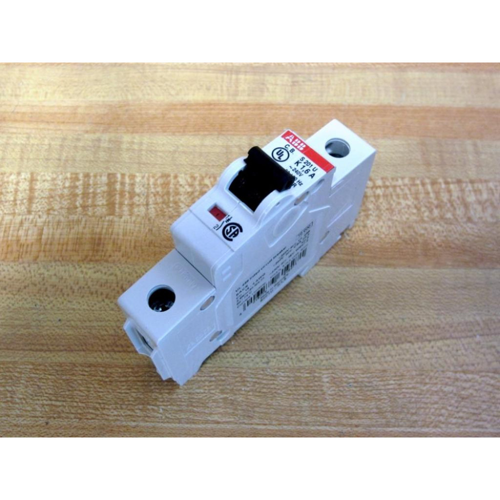 ABB S201U-K1.6 1.6A Circuit Breaker S201UK1.6 - New No Box ABB S201U-K1.6 1.6A Circuit Breaker S201UK1.6 - New No Box