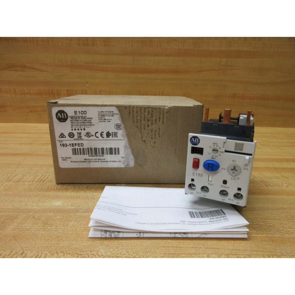 Allen Bradley 193-1EFED Overload Relay 1931EFED
