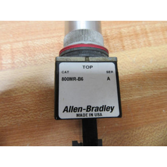 Allen Bradley 800MR-B6 Pushbutton 800MRB6 (Pack of 9) - Used