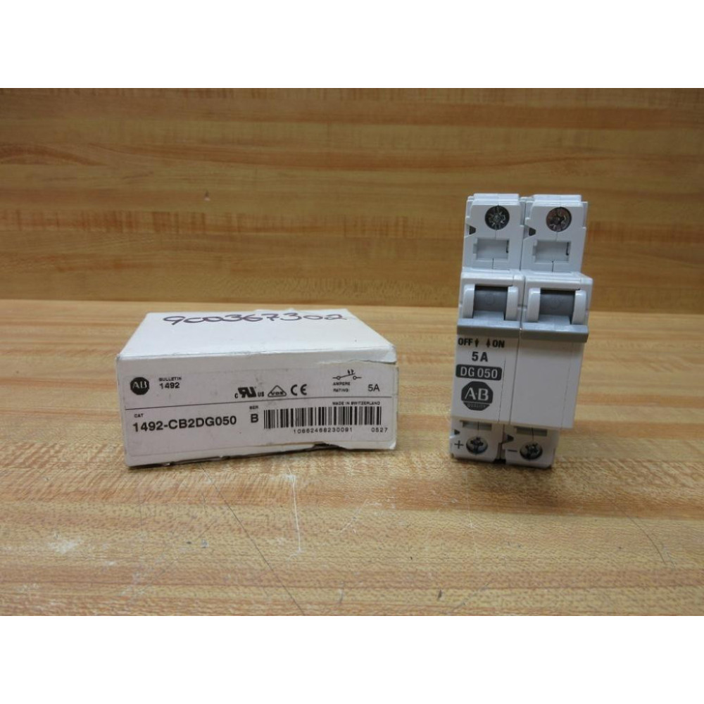 Allen Bradley 1492-CB2DG050 Breaker 5A