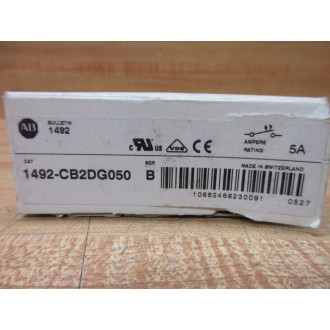 Allen Bradley 1492-CB2DG050 Breaker 5A