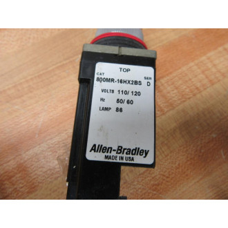 Allen Bradley 800MR-16HX2BS Selector Switch 800MR16HX2BS (Pack of 2) - Used