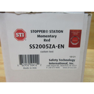 Safety Technology International SS2005ZA-EN STI Stopper Station