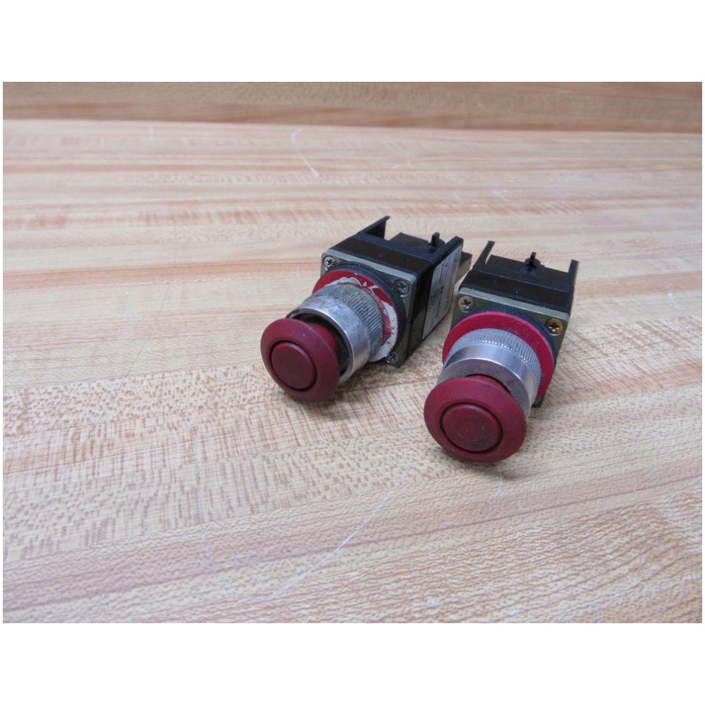 Allen Bradley 800MR-FX Small PushPull Unit 800MRFX (Pack of 2) - Used