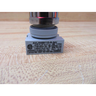 IDEC AVLW49911D-R-24V E-Stop Button AVW WO Contact Blocks - New No Box