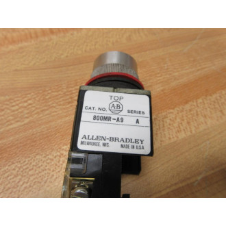 Allen Bradley 800MR-A9 Push Button Assy Yellow 800MRA9 (Pack of 5) - Used Allen Bradley 800MR-A9 Push Button Assy Yellow 800MRA9 (Pack of 5) - Used