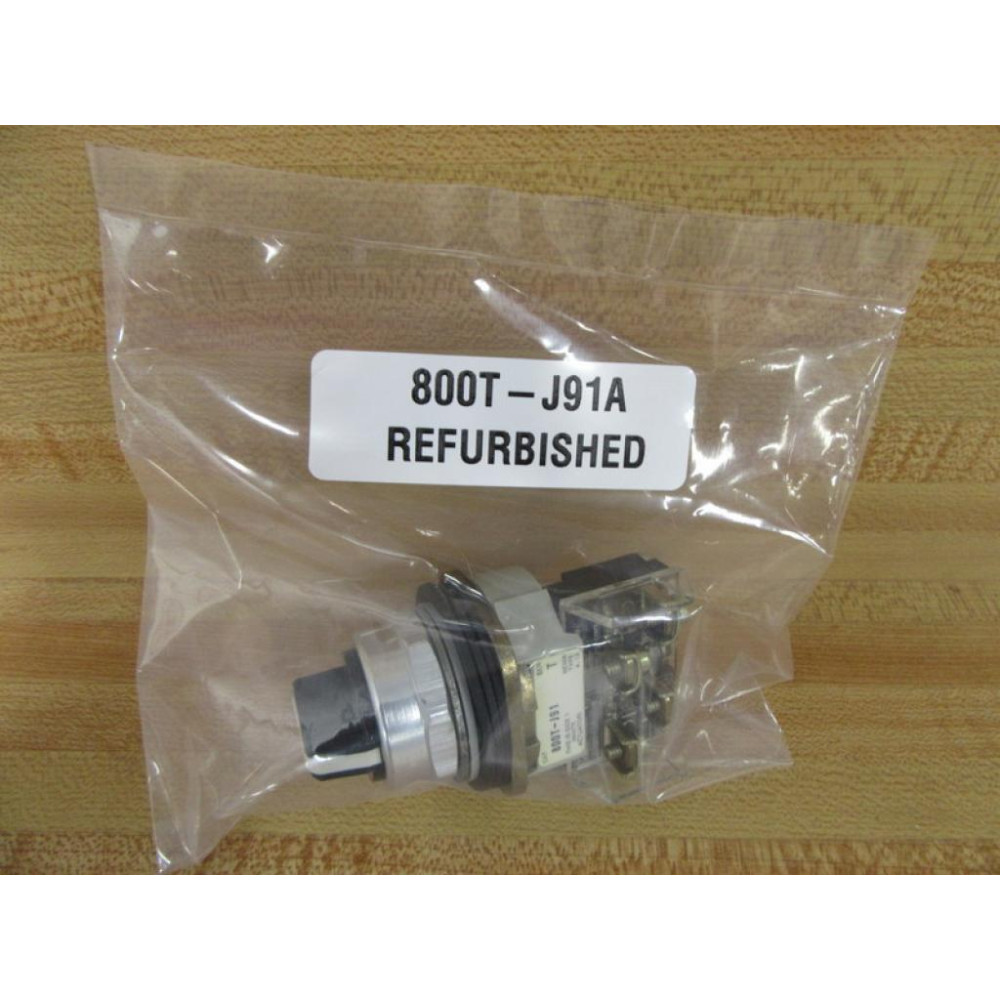 Allen Bradley 800T-J91A Switch 800TJ91A W 800T-XA - Refurbished