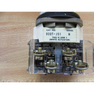 Allen Bradley 800T-J91A Switch 800TJ91A W 800T-XA - Refurbished