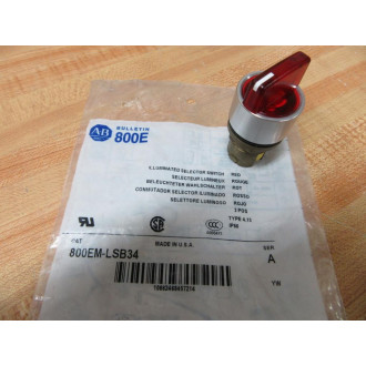 Allen Bradley 800EM-LSB34 3-Pos Selector Switch 800EMLSB34