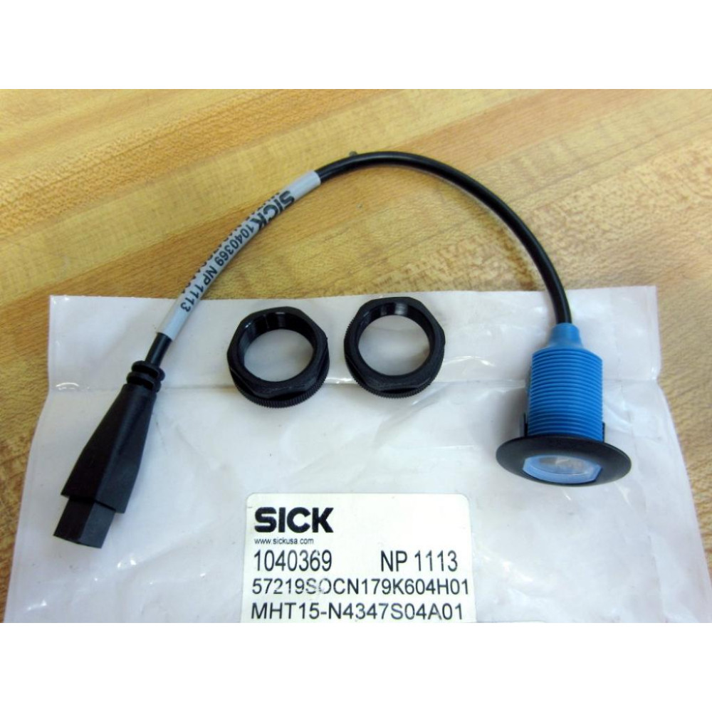 Sick MHT15-N4347S04A01 Cylindrical Photoelectric Sensor 1040369 Sick MHT15-N4347S04A01 Cylindrical Photoelectric Sensor 1040369