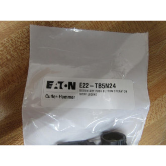 Cutler Hammer E22-TB5N24 Eaton Push Button Operator E22TBN24 Operator Only