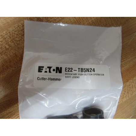 Cutler Hammer E22-TB5N24 Eaton Push Button Operator E22TBN24 Operator Only
