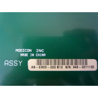 Modicon AS-E803-000 BaseBackplane Board E803-000 - Used