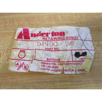 Anderton D1400-36 External Circlip D140036 (Pack of 44) - New No Box