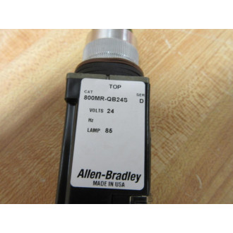Allen Bradley 800MR-QB24GAK Illum Push Button 800MRQB24GAK WContact Block