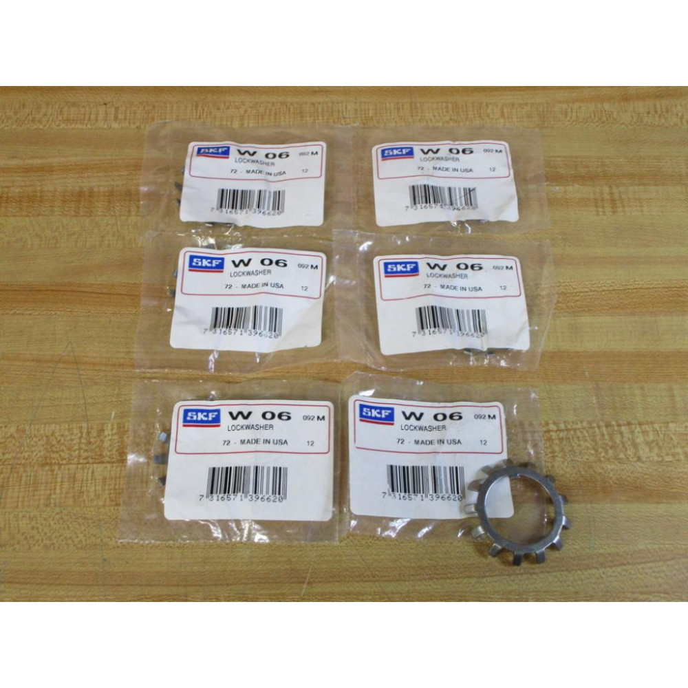 SKF W-06 Lockwasher W06 (Pack of 6)