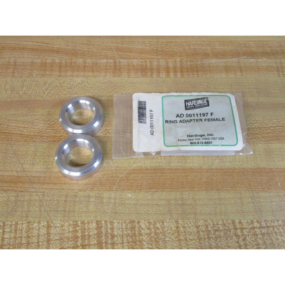 Hardinge AD 0011197 F Ring Adapter Female AD0011197F (Pack of 2)