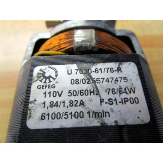 Gefeg U 7030-6176-R Motor U70306176R - Used