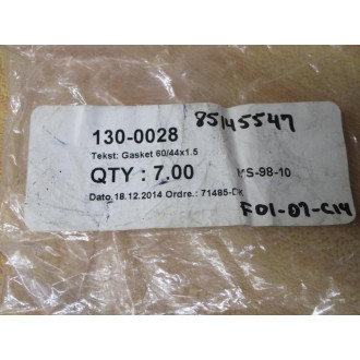 Tekst 130-0028 Gasket 6044x1.5 (Pack of 7)