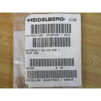 Heidelberg C6.415.030 Trim Cap C6415030 (Pack of 2)