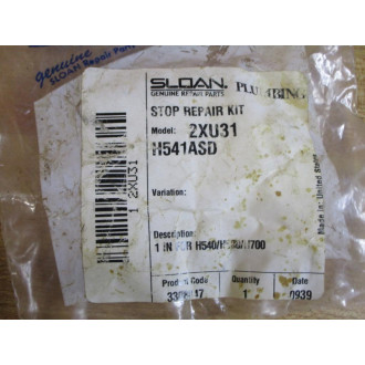 Sloan Valve H541ASD Stop Repair Kit 2XU31 (Pack of 2)