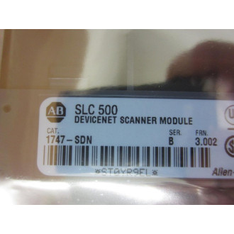 Allen Bradley 1747-SDN SLC500 Scanner Module 1747SDN Ser.B Frn.3.002 - New No Box