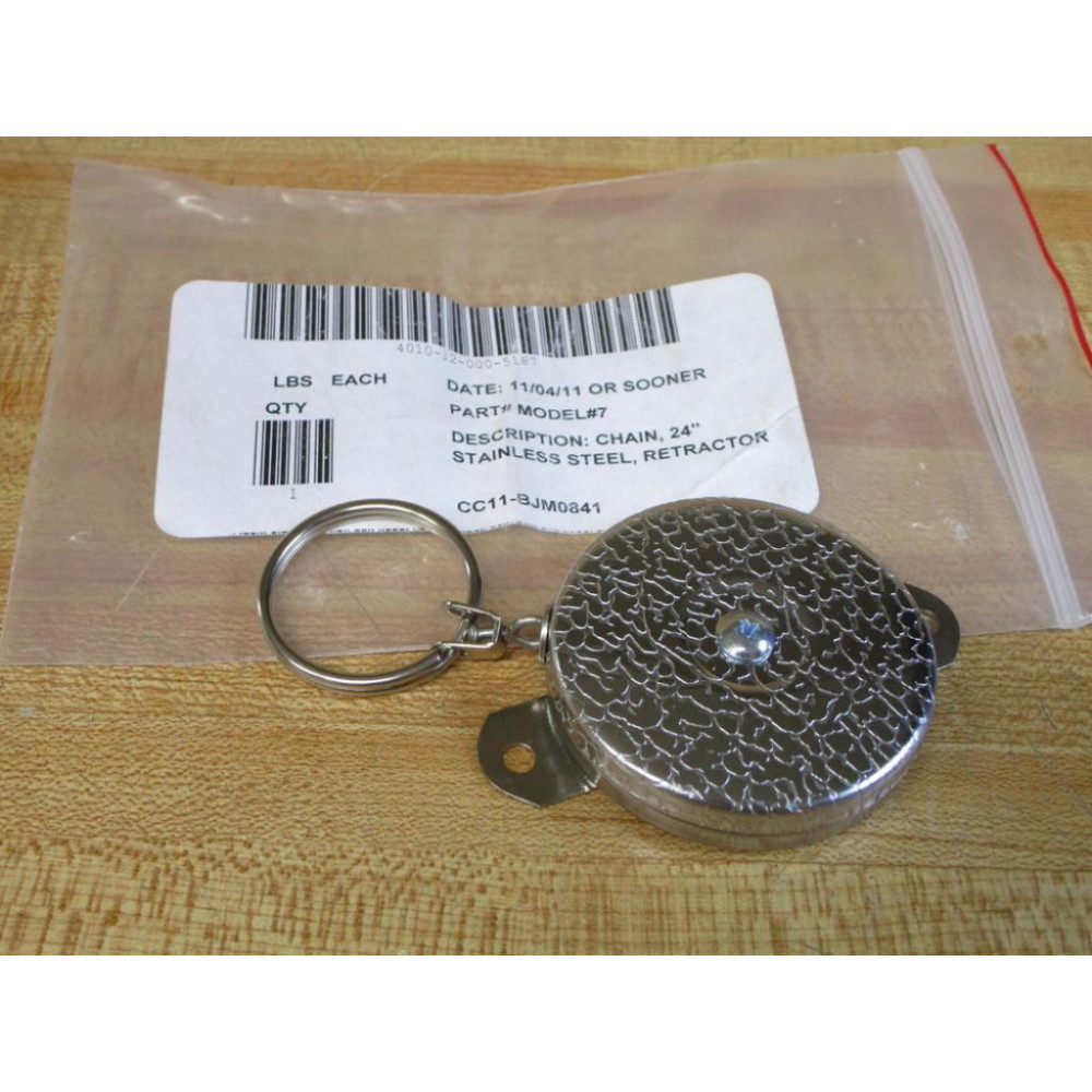 Key-Bak 7-24" Stainless Steel Retractor 7