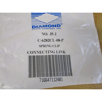 Diamond Chain Company C-6282CL-08-P Connecting Link 35-2 (Pack of 2)