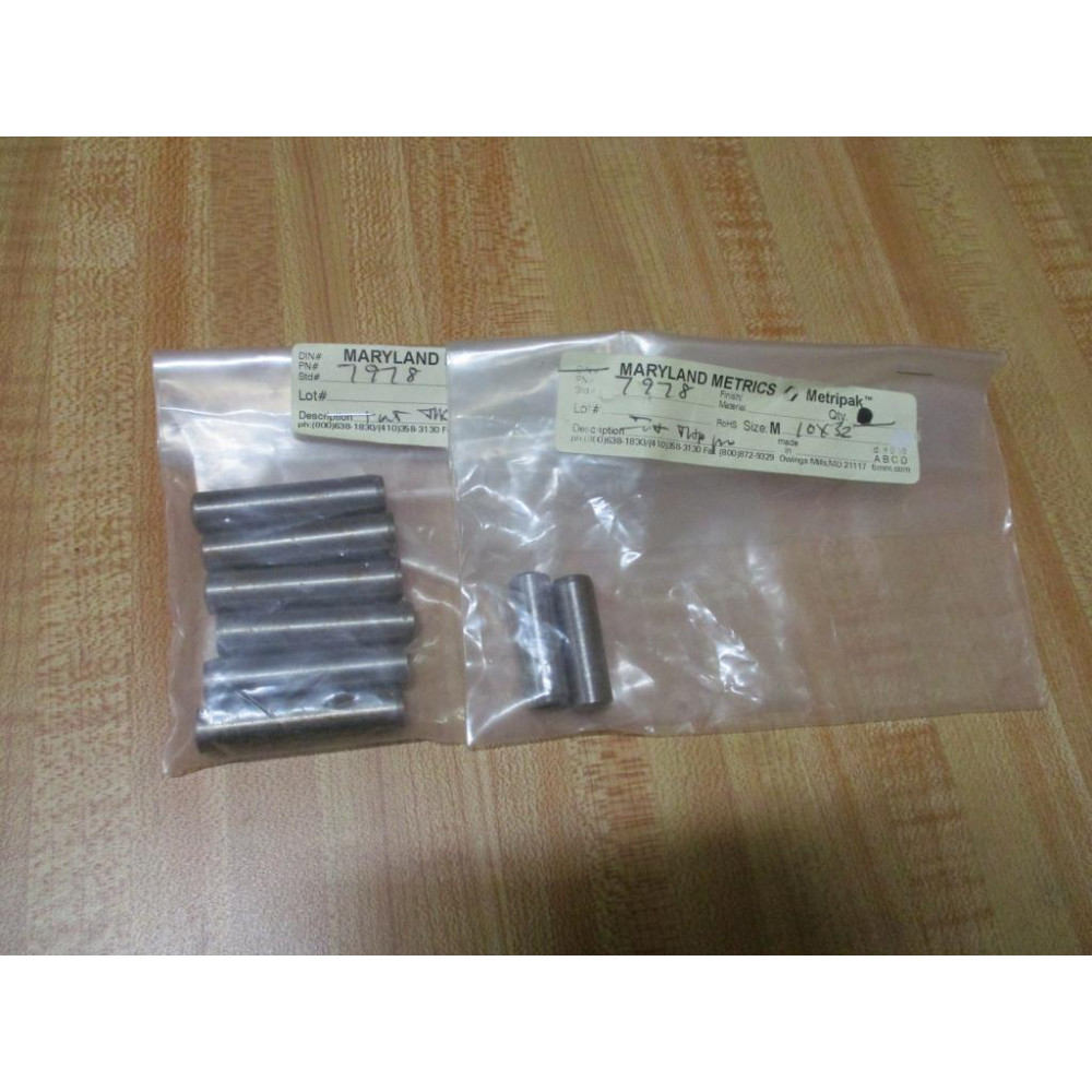 Maryland Metrics 7978 Taper Pin M10X32 (Pack of 8)