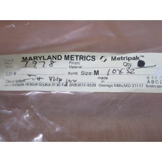Maryland Metrics 7978 Taper Pin M10X32 (Pack of 8)