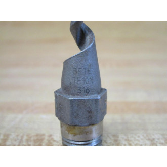Bete TF10N Stainless Steel Hollow Cone Spray Nozzle TF10 - Used