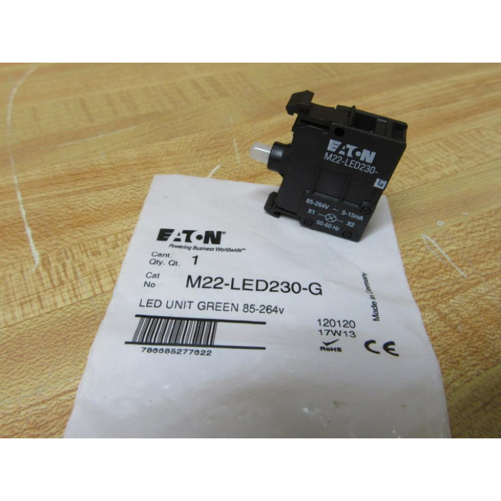 Eaton Moeller M22-LED230-G Light Block M22LED230G