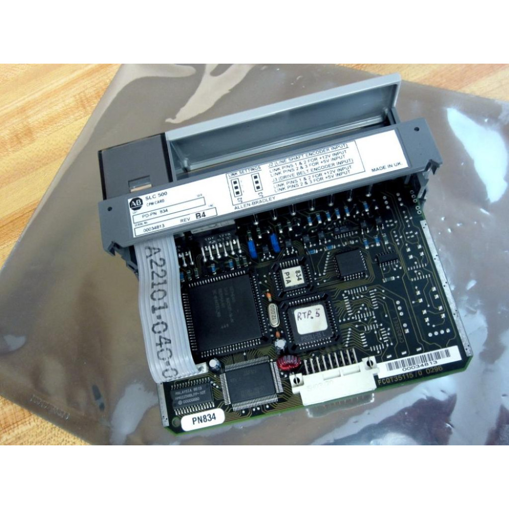 Allen Bradley PD-PN 834 SLC500 CPM Card PDPN834 Rev.B4 - Used Allen Bradley PD-PN 834 SLC500 CPM Card PDPN834 Rev.B4 - Used