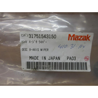 Mazak 31751543150 X-AXIS Wiper