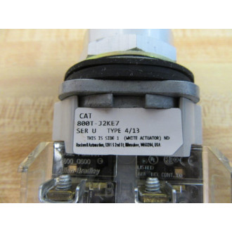 Allen Bradley 800T-J2KE7A Selector Switch - New No Box