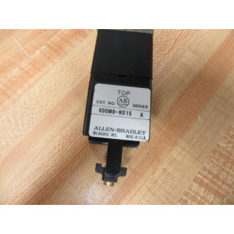 Allen Bradley 800MB-NX15 2-Pos Keyed Selector Switch 800MBNX15 W1 Key