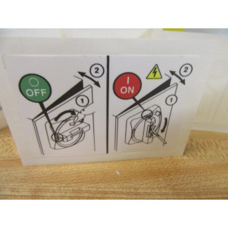 Allen Bradley 194R-L1 Instruction Label (Pack of 3)