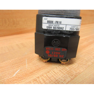 Allen Bradley 800H-PR16W Illuminated Push Button W40171-002-01