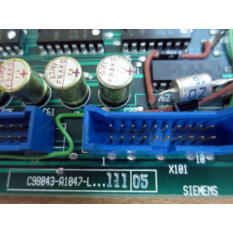 Siemens C98043-A1047-L.1.11 Board C98043A1047L111 C98043A1047L11105 - New No Box