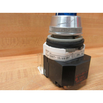 Allen Bradley 800T-16JX91KB7 Selector Switch Blue-Ser T - Used